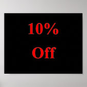 10% korting op Poster (Voorkant)