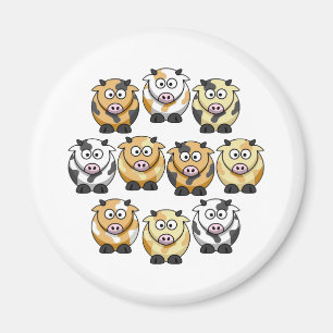 10 Kow Fridge Magnet