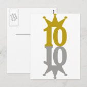 10-kroonreflectie briefkaart (Voorkant / Achterkant)