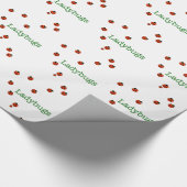 10 ladybugs cadeaupapier (Hoek)