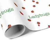 10 ladybugs cadeaupapier (Rol Hoek)