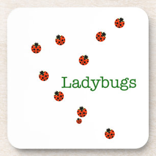 10 ladybugs drankjes onderzetter