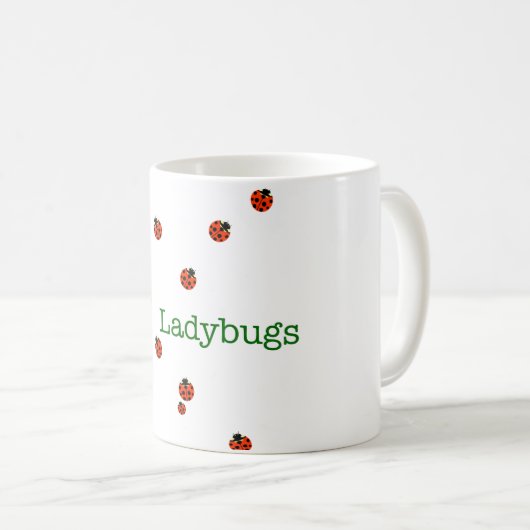 10 ladybugs koffiemok (Voorkant rechts)