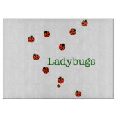 10 ladybugs snijplank (Voorkant)