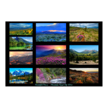 10 Landschapsfoto-sjabloon en zwarte tekstgalerij