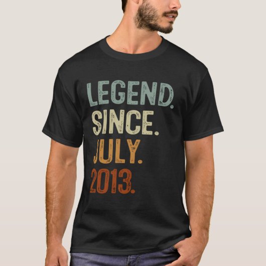 10 Legende sinds juli 2013 10th T-shirt (Voorkant)