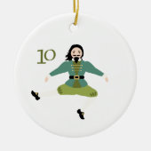 10 Leidingsnoeren Keramisch Ornament (Voorkant)