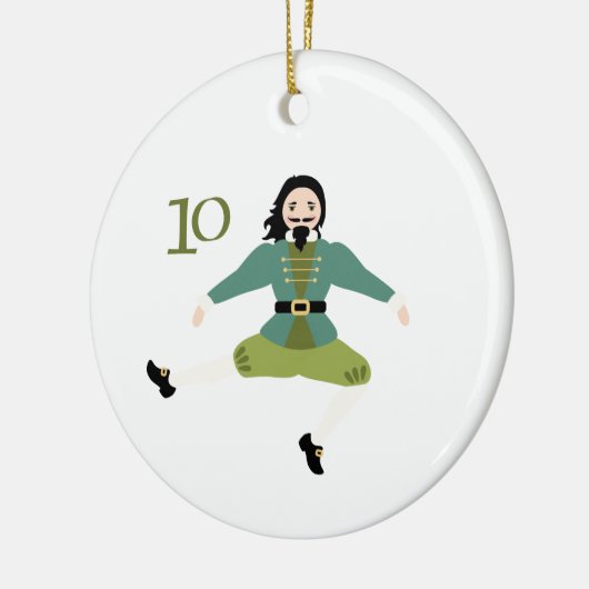 10 Leidingsnoeren Keramisch Ornament (Links)