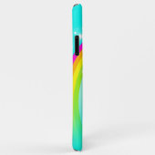 10 letters: regenboogaqua iphone case (Achterkant/rechts)