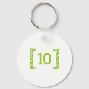 #10 Lime Green Sleutelhanger
