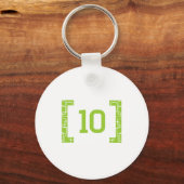 #10 Lime Green Sleutelhanger (Voorkant)