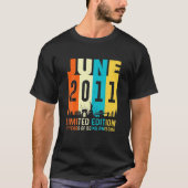 10 Limited Edition, opgesteld in juni 2011 10th Bi T-shirt (Voorkant)