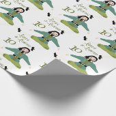 10 lords A-Leaping Cadeaupapier (Hoek)