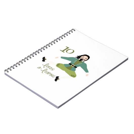 10 lords A-Leaping Notitieboek (Linkerzijde)