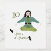 10 lords A-Leaping Wijn Etiket (Enkel label)