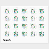 10 Lords Leaping Ronde Sticker (Vel)