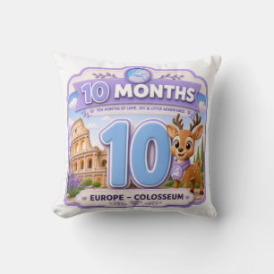 10 maanden baby mijlpaal verkenner kussen