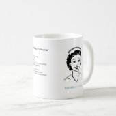 10 manieren u weet u een verpleegkundige instructe koffiemok (Voorkant rechts)