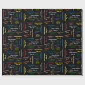 10 mei, cadeaupapier voor cadeautjes (Vlak)