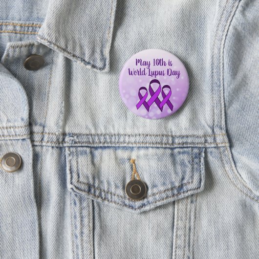 10 mei is Lupus Awareness Day Button (In situ)