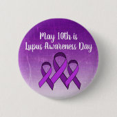 10 mei is Lupus Awareness Day Button (Voorkant)