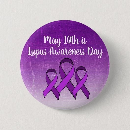 10 mei is Lupus Awareness Day Button (Voorkant)