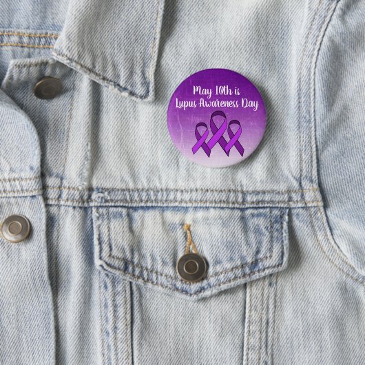 10 mei is Lupus Awareness Day Button (In situ)