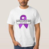 10 mei is Wereld Lupus Dag T-shirt (Voorkant)