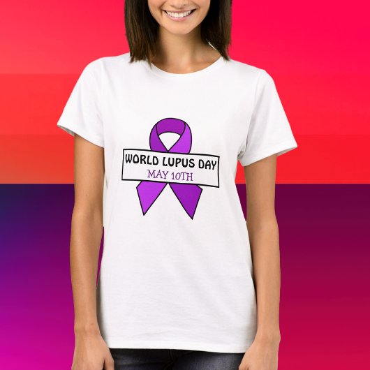10 mei is Wereld Lupus Dag T-shirt