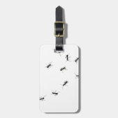 10 mieren bagagelabel (Voorkant verticaal)