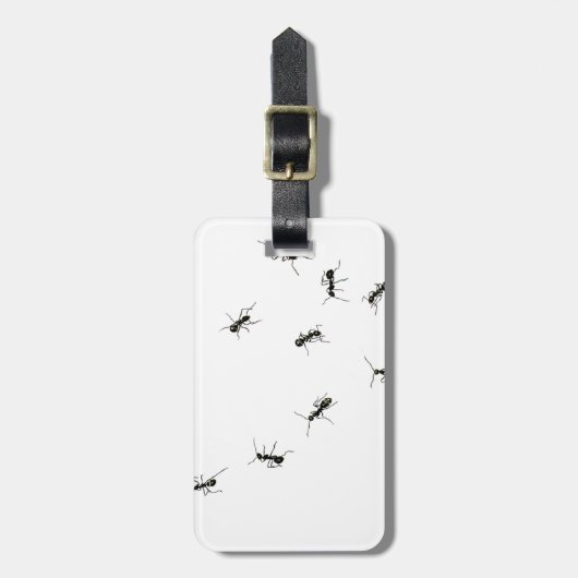 10 mieren bagagelabel (Voorkant verticaal)