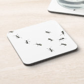 10 mieren bier onderzetter (Linkerzijde)