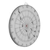 10 mieren dartbord (Voorkant Links)