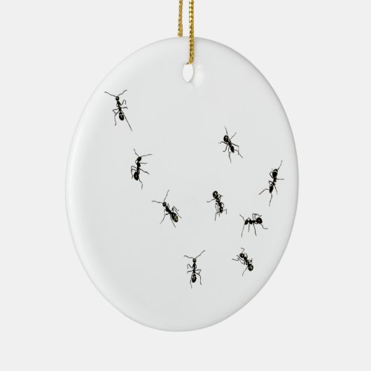 10 mieren keramisch ornament (Rechts)