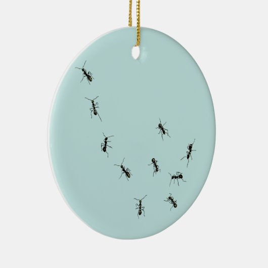 10 mieren, keramisch ornament (Rechts)