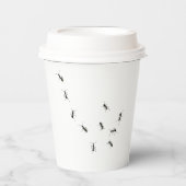 10 mieren koffie-mok papieren bekers (Voorkant)