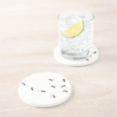 10 mieren zandsteen onderzetter (Zijkant)