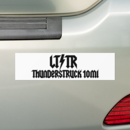 10-mijl bumpersticker (Op auto)