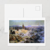 #10 Na de slag om Grunwald, Mucha Briefkaart (Voorkant / Achterkant)