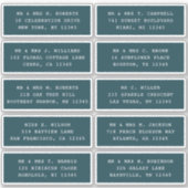 10 Naam persoonlijke gast Adres Weddenschap partij Sticker (Voorkant)