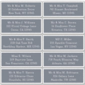 10 Naam persoonlijke gast Adres Weddenschap partij Sticker (Voorkant)