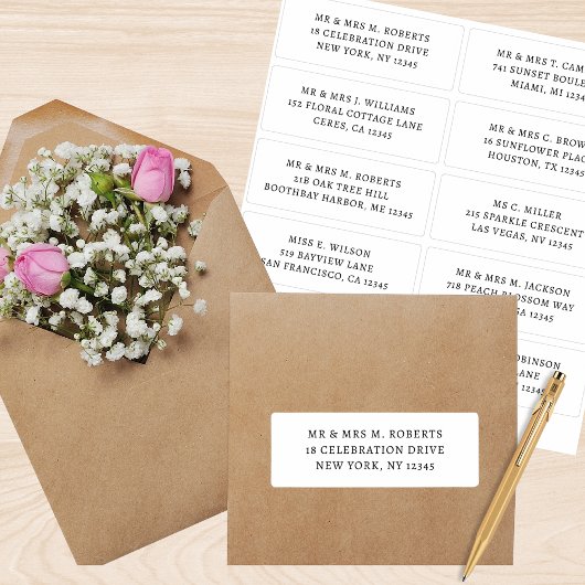 10 Naam persoonlijke gast Adres Weddenschap partij Sticker