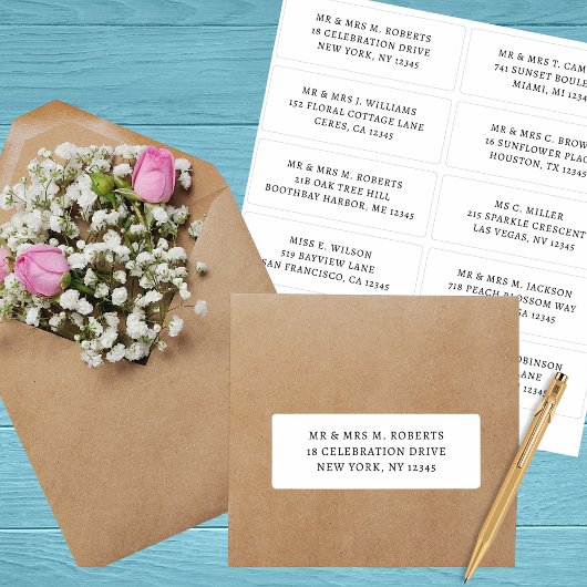 10 Naam persoonlijke gast Adres Weddenschap partij Sticker