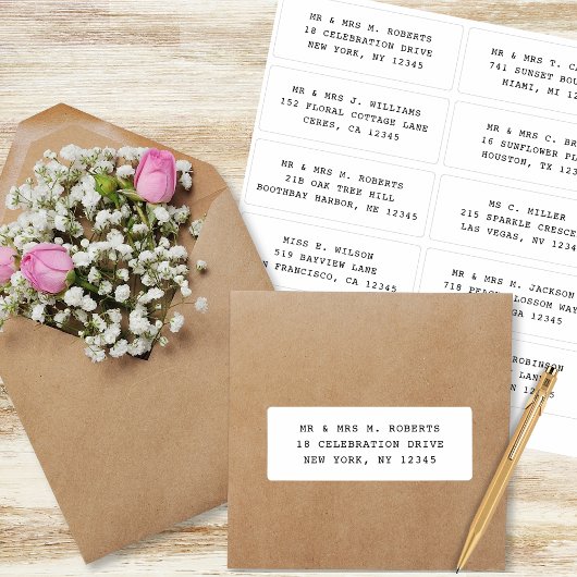 10 Naam persoonlijke gast Adres Weddenschap partij Sticker