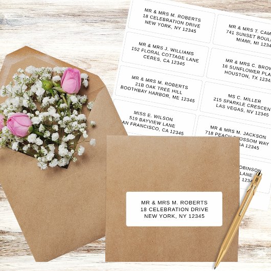 10 Naam persoonlijke gast Adres Weddenschap partij Sticker