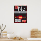 10. Ne periodieke tabel van de elementen Poster (Keuken)