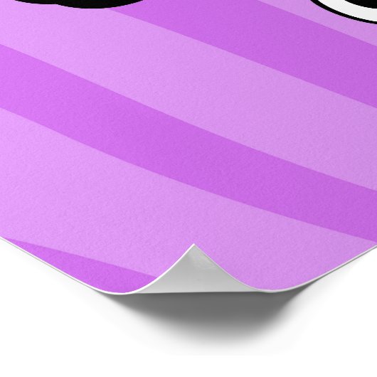 10% Off Verkoopteken, Paarse Verkoopteken, Detailh Poster (Hoek)