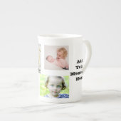 10 oz Bone China Custom Mok Voeg foto's toe van Za (Voorkant rechts)