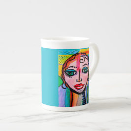 10 oz Colorful Porcelain mok. Porselein Kop