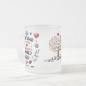 10 oz Frosted Glass gepersonaliseerde mok (Voorkant links)